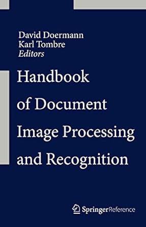 handbook of document image processing and recognition 1st edition david doermann ,karl tombre 0857298585,