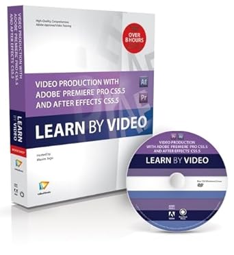 video production with adobe premiere pro cs5 5 and after effects cc5 5 learn by video 1st edition maxim jago