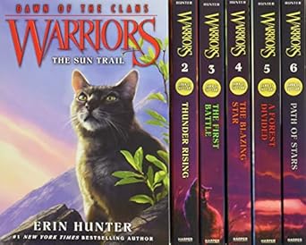 warriors dawn of the clans box set volumes 1 to 6 1st edition erin hunter 0062410075, 978-0062410078