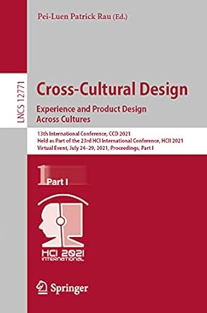 cross cultural design experience and product design across cultures 1st edition pei luen patrick rau