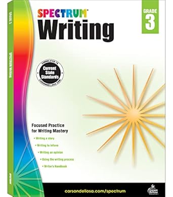 spectrum writing grade 3 ages 8 to 9 3rd grade writing workbook informative opinion news report letter and