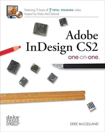 adobe indesign cs2 one on one 1st edition deke mcclelland 0596100973, 978-0596100971