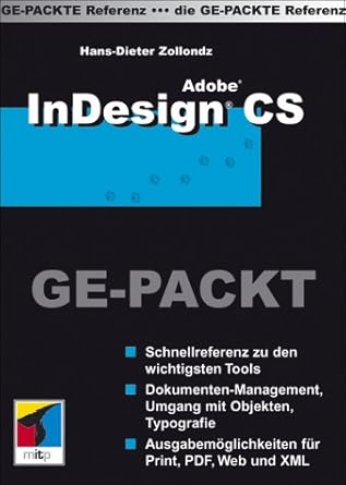 indesign ge packt 1st edition hans d zollondz 3826614852, 978-3826614859
