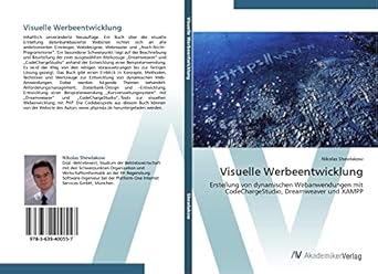 visuelle werbeentwicklung erstellung von dynamischen webanwendungen mit codechargestudio dreamweaver und