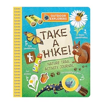 outdoor explorers take a hike field journal activity nature book with stickers for adventurous kids ages 5