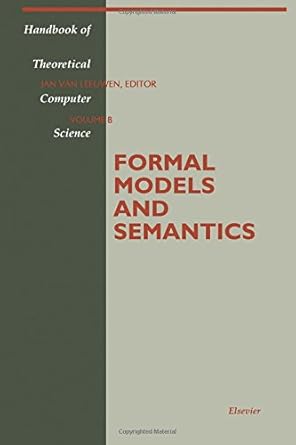 formal models and semantics 1st edition jan van leeuwen 0444880747, 978-0444880741