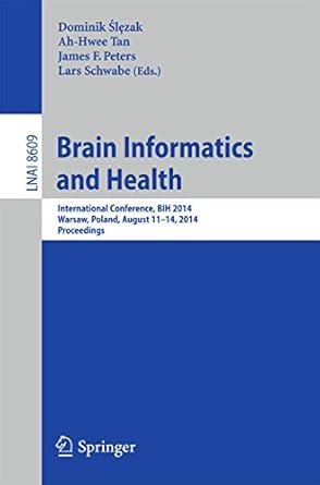 brain informatics and health international conference bih 2014 warsaw poland august 11 14 2014 proceedings