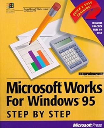 microsoft works for windows 95 1st edition inc computerprep 1556158815, 978-1556158810