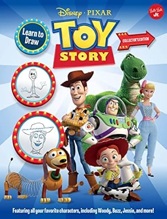 learn to draw disney/pixar toy story   featuring all your favorite characters including woody buzz jessie and