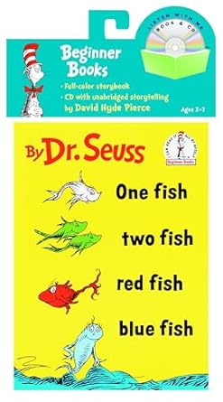one fish two fish red fish blue fish book and cd 1st edition dr seuss 0375834974, 978-0375834974