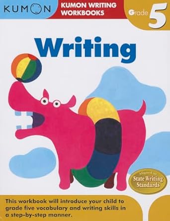 kumon grade 5 writing 1st edition kumon publishing 1935800612, 978-1935800613