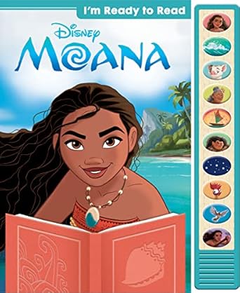 disney moana im ready to read with moana interactive read along sound book great for early readers pi kids