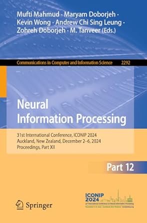 neural information processing 31st international conference iconip 2024 auckland new zealand december 2 6