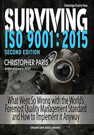 surviving iso 9001 2015 1st edition christopher paris 0692134514, 978-0692134511
