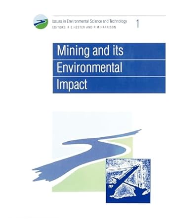 mining and its environmental impact 1st edition r e hester ,r m harrison 0854042008, 978-0854042005