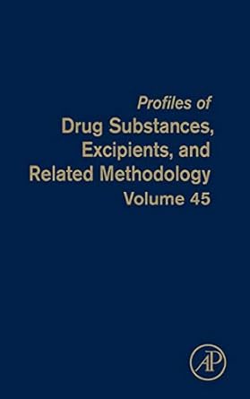 profiles of drug substances excipients and related methodology 1st edition harry g brittain 0128203234,