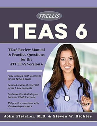 teas 6 essentials 2018 teas review manual and practice questions for the ati teas version 6 1st edition