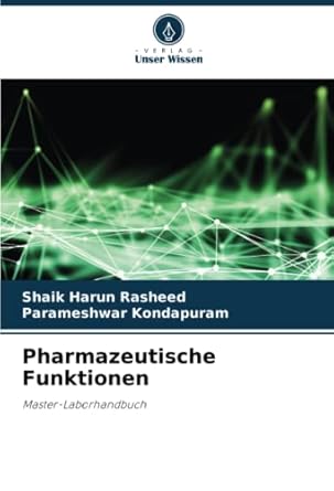 pharmazeutische funktionen master laborhandbuch 1st edition shaik harun rasheed ,parameshwar kondapuram