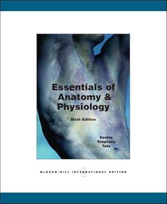 essentials of anatomy and physiology 1st edition seeley 0071107460, 978-0071107464