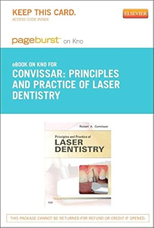 principles and practice of laser dentistry elsevier ebook on intel education study 1st edition robert a