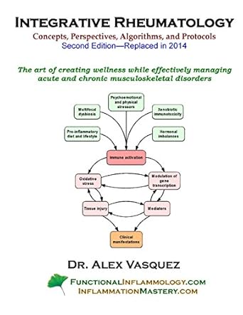 integrative rheumatology 1st edition dr alex vasquez 0975285874, 978-0975285879
