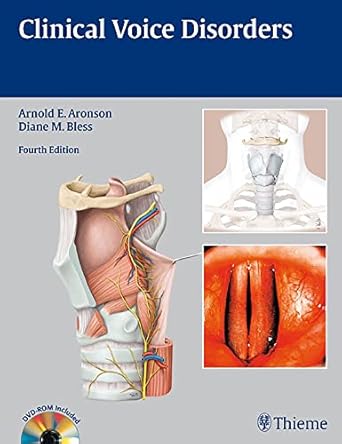 clinical voice disorders 1st edition arnold e aronson ,diane bless 1588906620, 978-1588906625