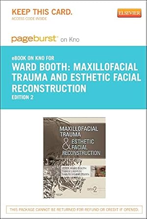 maxillofacial trauma and esthetic facial reconstruction elsevier ebook on intel education study 1st edition