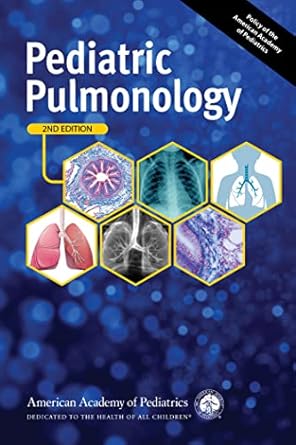 pediatric pulmonology 1st edition american academy of pediatrics section on pediatric pulmonology and sleep