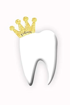 notizen milchzahne zahn zahnkrone krone zahnarzt zahnmedizin lustig notizbuch gepunktet 1st edition claudia