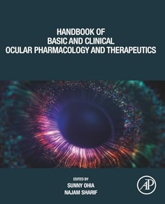 handbook of basic and clinical ocular pharmacology and therapeutics 1st edition sunny ohia phd farvo fas