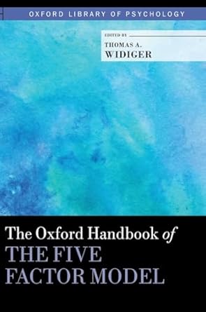 the oxford handbook of the five factor model 1st edition thomas a widiger 0199352488, 978-0199352487