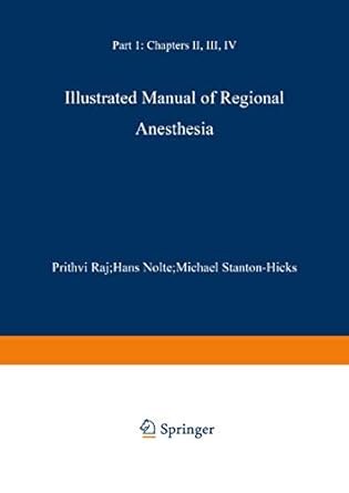 illustrated manual of regional anesthesia part 1 transparencies 1 28 1st edition p prithri raj ,hans nolte