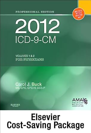 2012 icd 9 cm for physicians volumes 1 and 2   with 2012 hcpcs level ii   and cpt 2012   package 1st edition