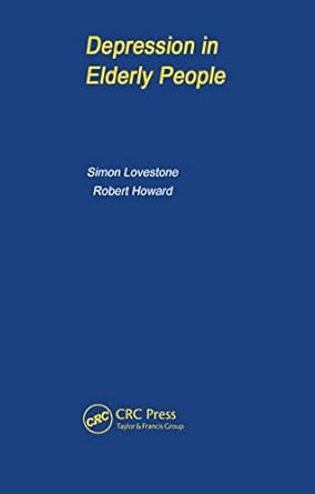 depression in elderly people pocketbook 1st edition robert howard ,simon lovestone 1853172456, 978-1853172458