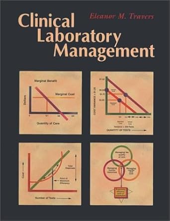 clinical laboratory management 1st edition m d travers, eleanor m 0683083767, 978-0683083767