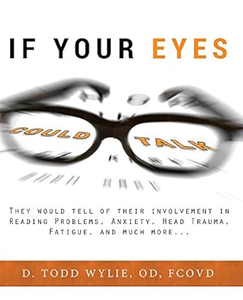 if your eyes could talk they would tell of their involvement in reading problems anxiety head trauma fatigue