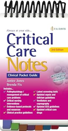 critical care notes clinical pocket guide clinical pocket guide 1st edition janice jones phd rn cns ,brenda