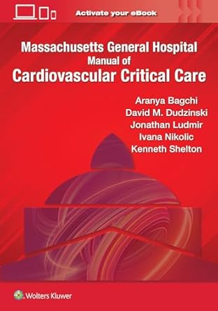 massachusetts general hospital manual of cardiovascular critical care 1st edition aranya bagchi 197517433x,
