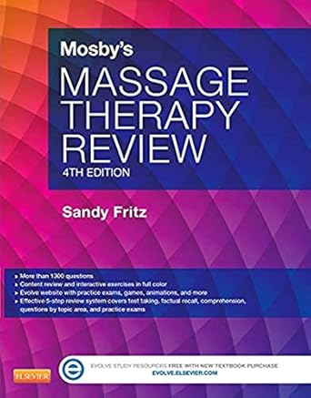mosbys massage therapy review 1st edition sandy fritz ms bctmb cmbe 032313758x, 978-0323137584