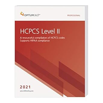 hcpcs 2021 level ii professional 1st edition optum360 1622545559, 978-1622545551