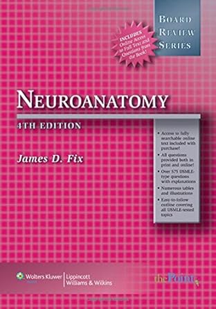 brs neuroanatomy 1st edition james d fix 0781772451, 978-0781772457
