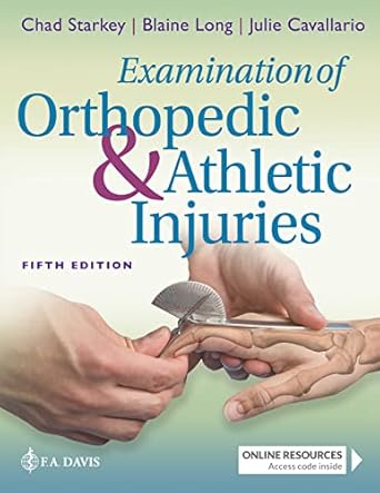 examination of orthopedic and athletic injuries 1st edition chad starkey phd at fnata ,blaine c long phd at