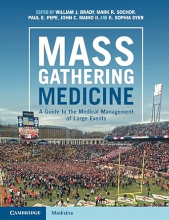 mass gathering medicine 1st edition william j brady 1009101951, 978-1009101950