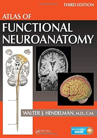 atlas of functional neuroanatomy 1st edition m d hendelman, walter j 146658534x, 978-1466585348