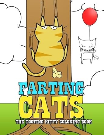 farting cats the tooting kitty coloring book 1st edition mister garfinkle 197578720x, 978-1975787202