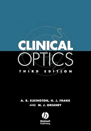 clinical optics 1st edition a r elkington 0632049898, 978-0632049899
