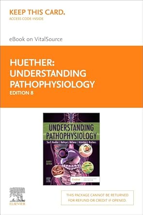 understanding pathophysiology elsevier ebook on vitalsource 1st edition sue e huether ms phd ,kathryn l