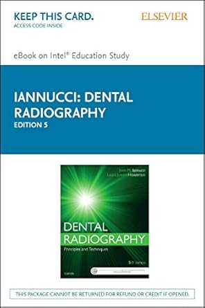 dental radiography elsevier ebook on intel education study principles and techniques 1st edition joen