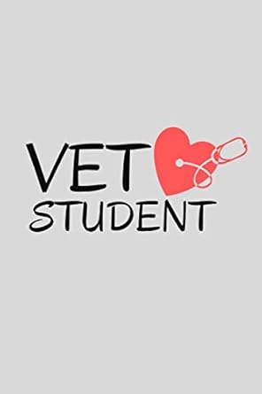 vet student 110 page / blank lined journal notebook for veterinary school students 1st edition drooling dog