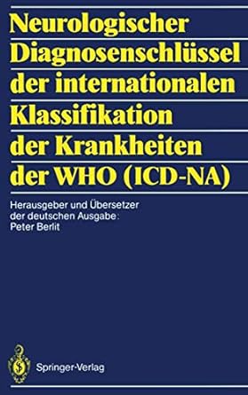 neurologischer diagnosenschlussel der internationalen klassifikation der krankheiten der who 1st edition